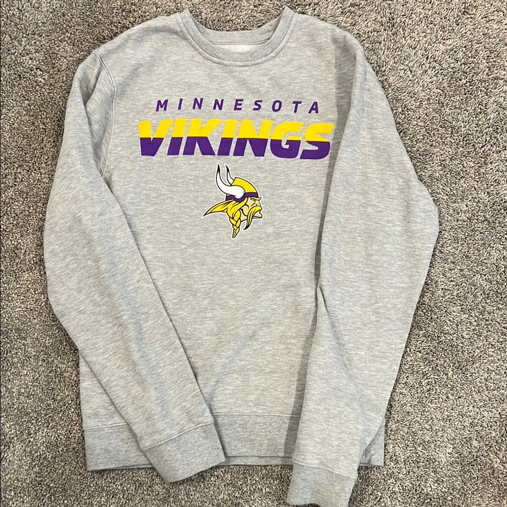 Minnesota Vikings Gray Sweater